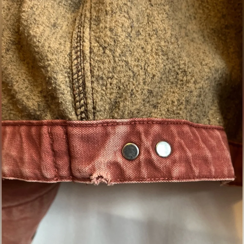 Vintage Carhartt Detroit Jacket Women’s Large/Reg Rose Rare Color WJ097 VRS - Picture 10 of 16